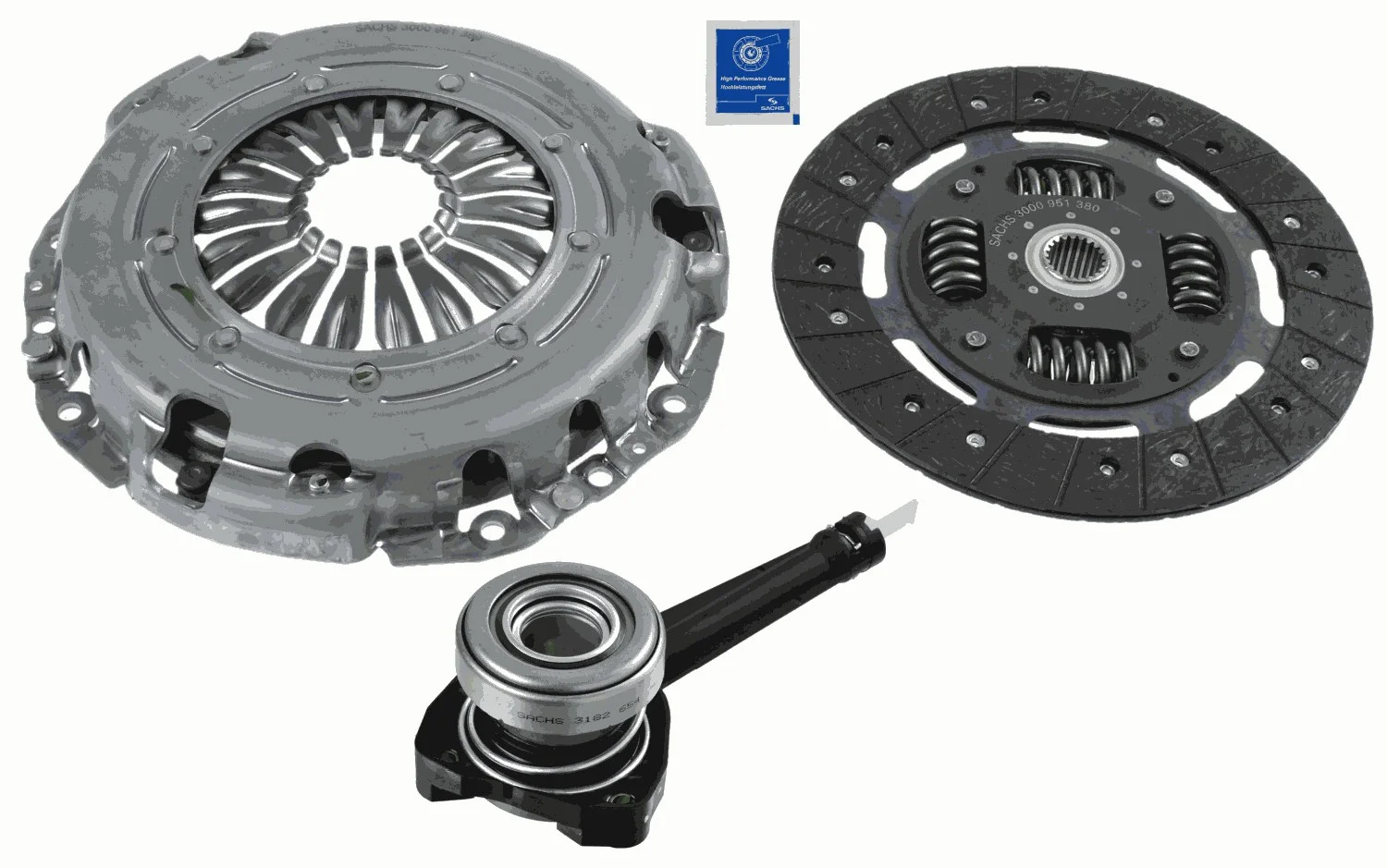 SACHS 3000 990 408 Sada spojky Kit plus CSC Auto Anděl