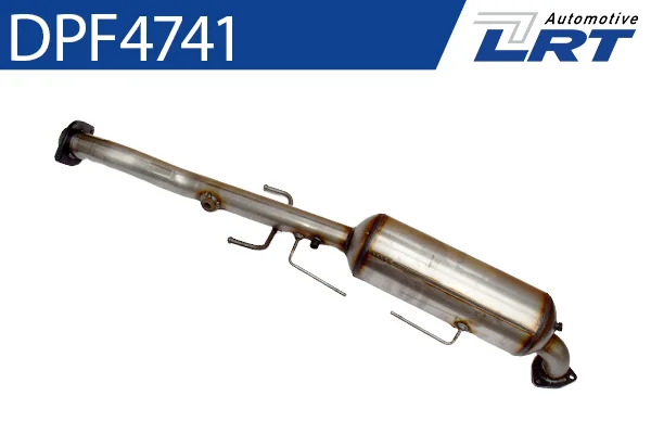 Filtr sazových částic, výfukový systém