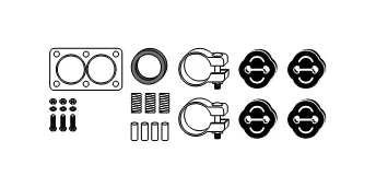 Montážní sada, výfukový systém