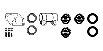 Montážní sada, výfukový systém