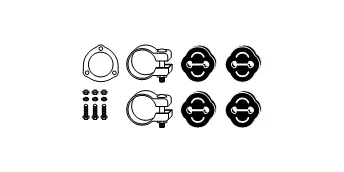 Montážní sada, výfukový systém