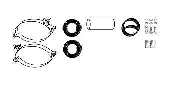 Montážní sada, výfukový systém