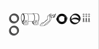 Montážní sada, výfukový systém