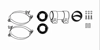 Montážní sada, výfukový systém