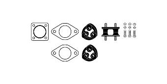 Montážní sada, výfukový systém