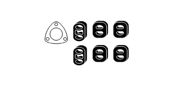 Montážní sada, výfukový systém