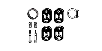 Montážní sada, výfukový systém