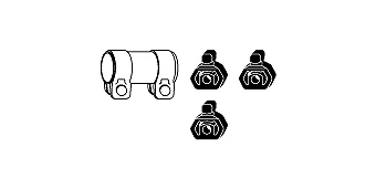 Montážní sada, výfukový systém