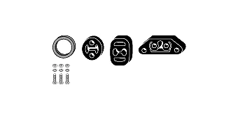 Montážní sada, výfukový systém