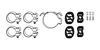 Montážní sada, výfukový systém