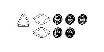 Montážní sada, výfukový systém