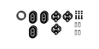 Montážní sada, výfukový systém