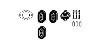 Montážní sada, výfukový systém