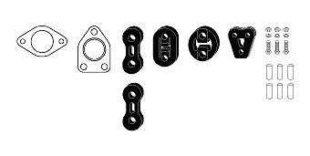 Montážní sada, výfukový systém