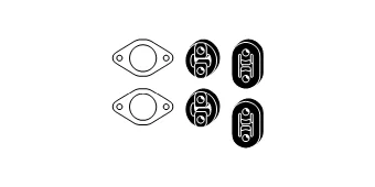 Montážní sada, výfukový systém