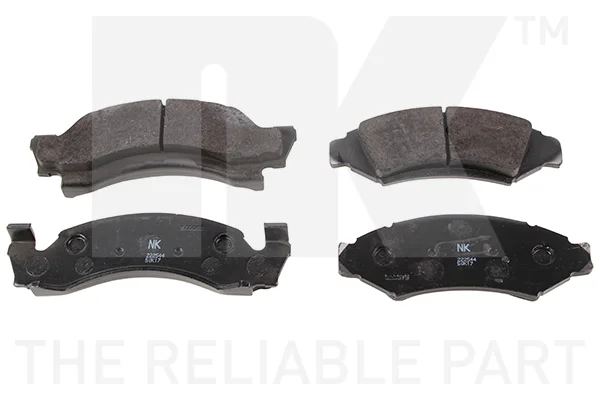 Sada brzdových destiček, kotoučová brzda