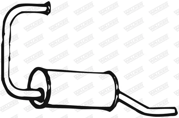 Přední tlumič výfuku