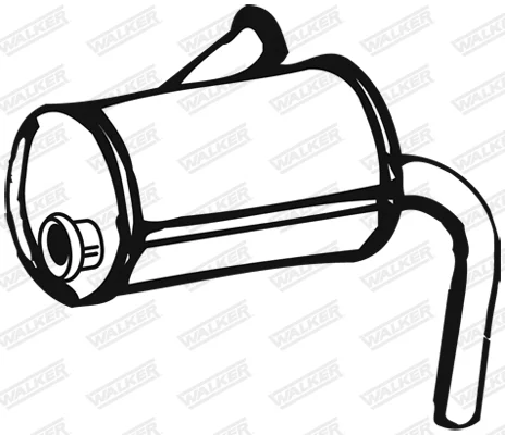 Přední tlumič výfuku