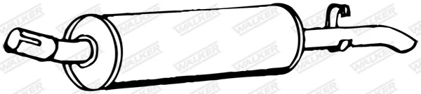 Zadní tlumič výfuku