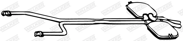 Střední tlumič výfuku