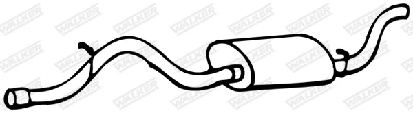 Zadní tlumič výfuku