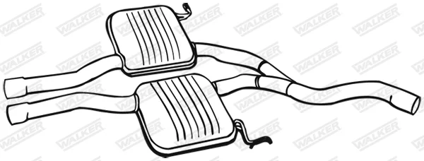 Střední tlumič výfuku