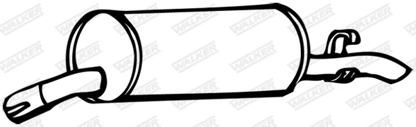 Zadní tlumič výfuku