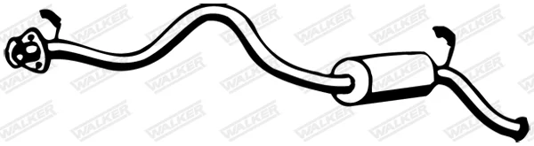 Zadní tlumič výfuku