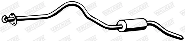 Zadní tlumič výfuku