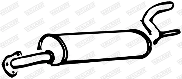 Zadní tlumič výfuku