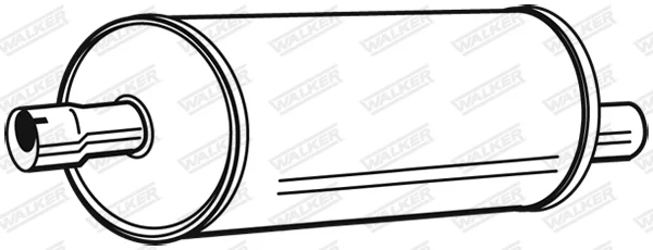 Střední tlumič výfuku