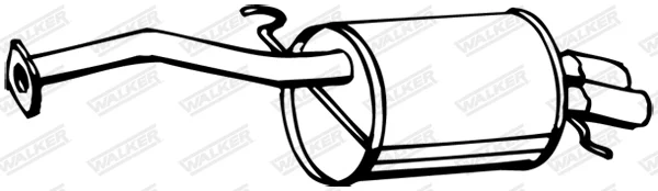 Zadní tlumič výfuku