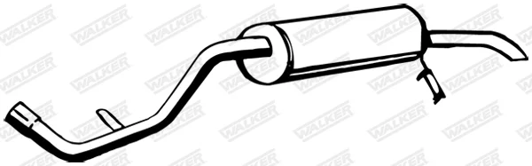 Zadní tlumič výfuku