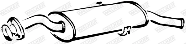 Zadní tlumič výfuku