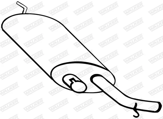 Přední tlumič výfuku