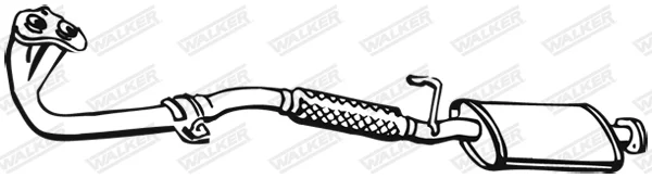 Přední tlumič výfuku