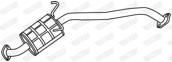 Střední tlumič výfuku