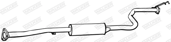 Střední tlumič výfuku