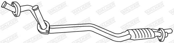 Přední tlumič výfuku