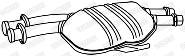 Střední tlumič výfuku