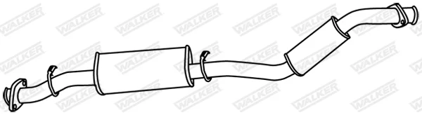 Střední tlumič výfuku