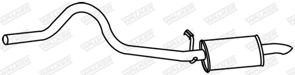 Zadní tlumič výfuku