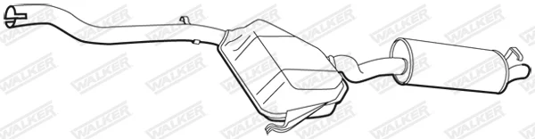 Zadní tlumič výfuku