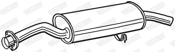 Zadní tlumič výfuku