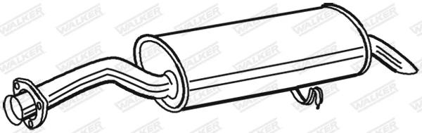 Zadní tlumič výfuku