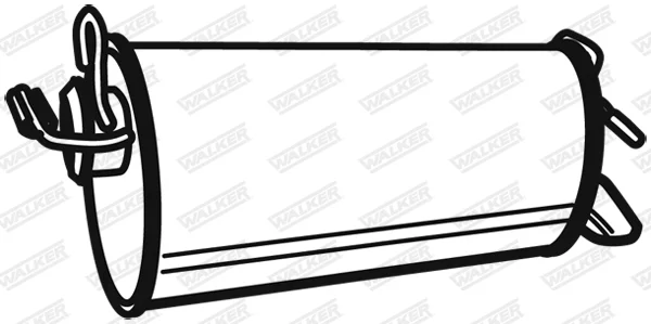 Zadní tlumič výfuku