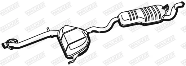 Zadní tlumič výfuku