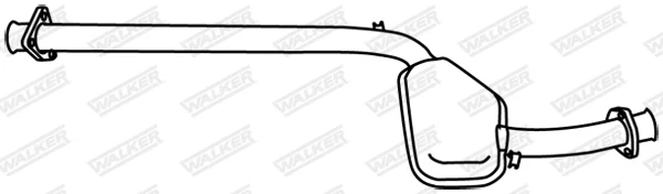 Střední tlumič výfuku