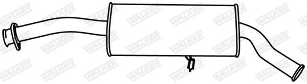 Zadní tlumič výfuku