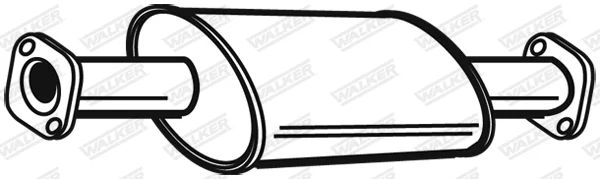 Přední tlumič výfuku